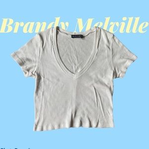Brandy Melville Vneck Top